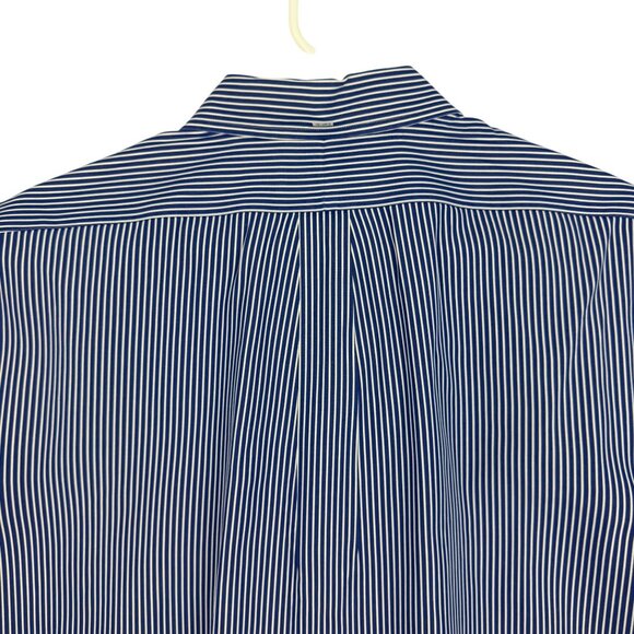 Ralph Lauren Shirt Men's Extra Large Long Sleeve Button-Down Shirt‎ Striped Blue - Picture 4 of 12